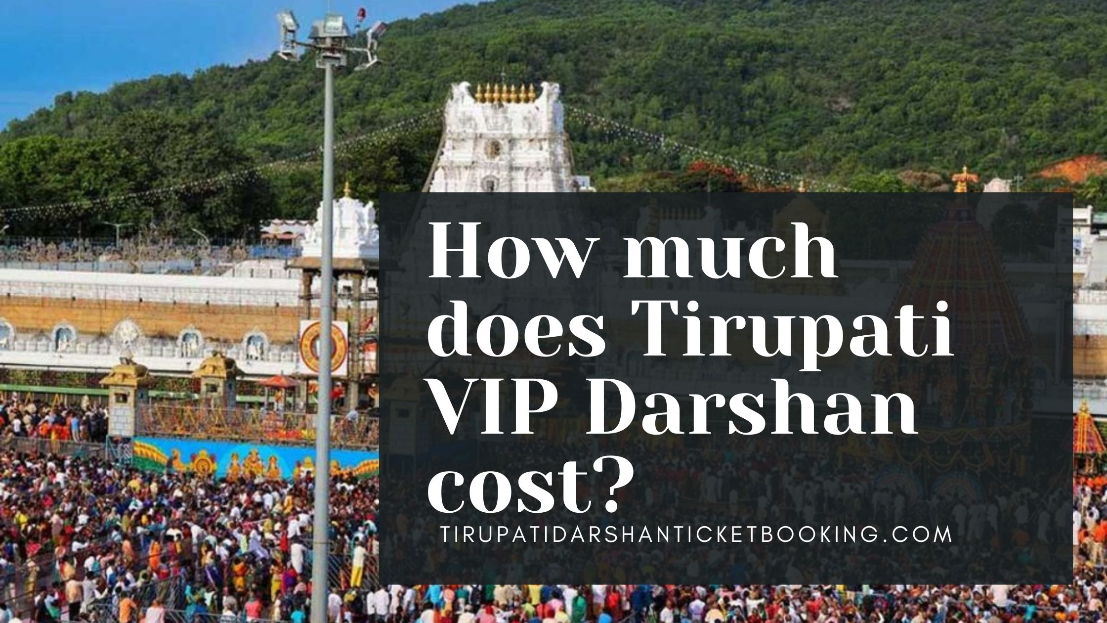 How much does Tirupati VIP Darshan cost?                                                                             
