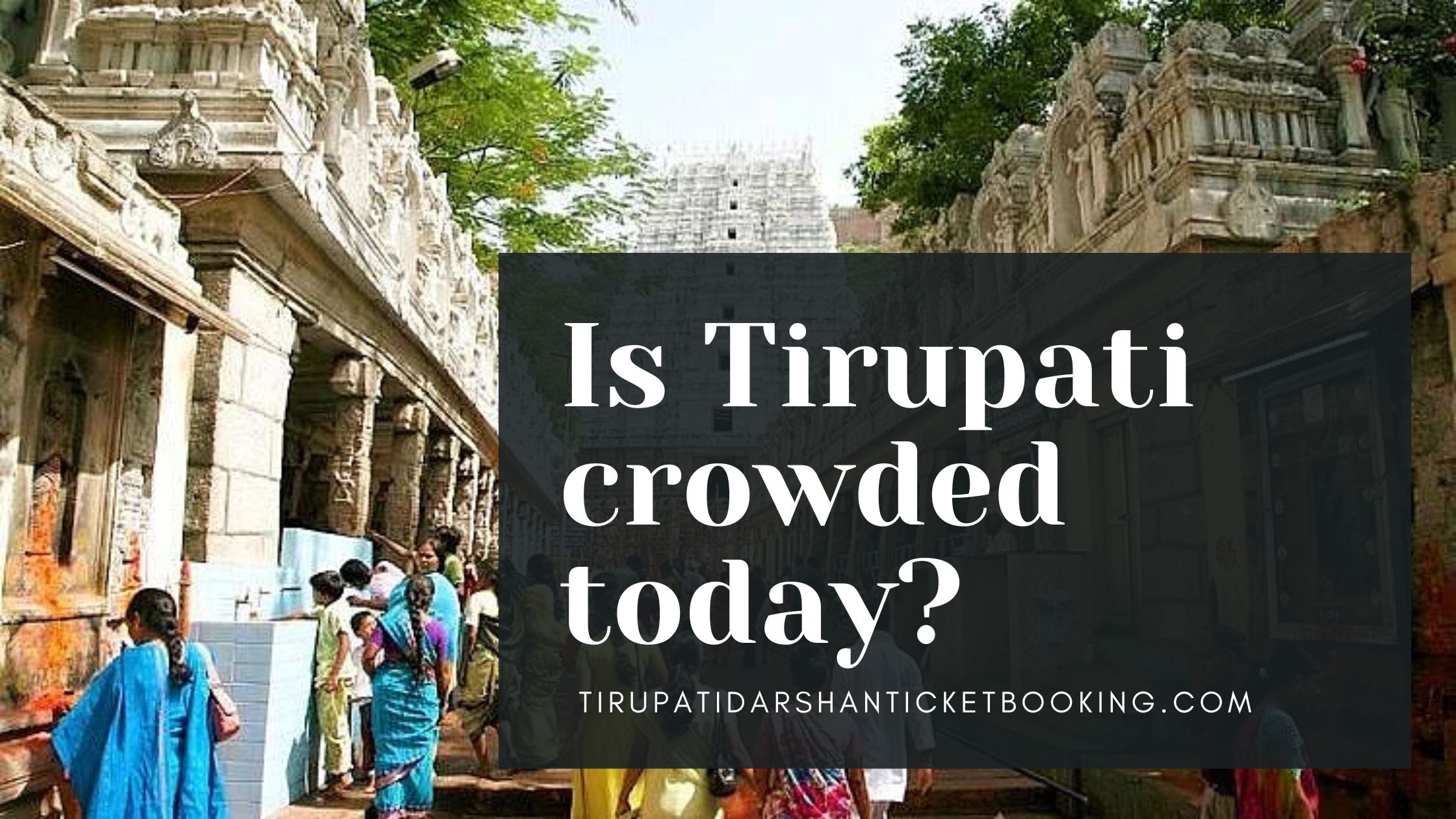 Is Tirupati crowded today?                                                                             