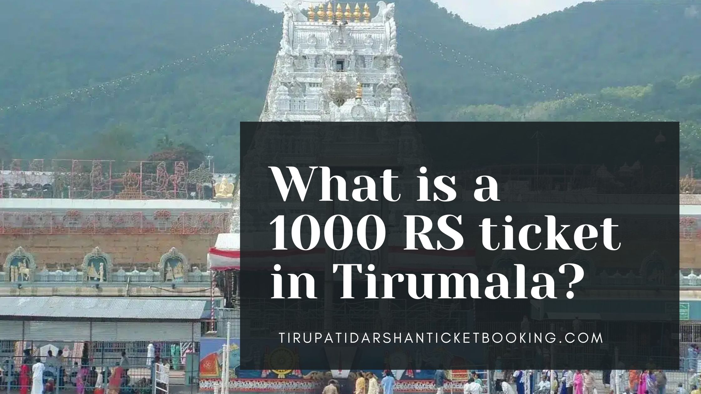 What is a 1000 RS ticket in Tirumala?                                                                             