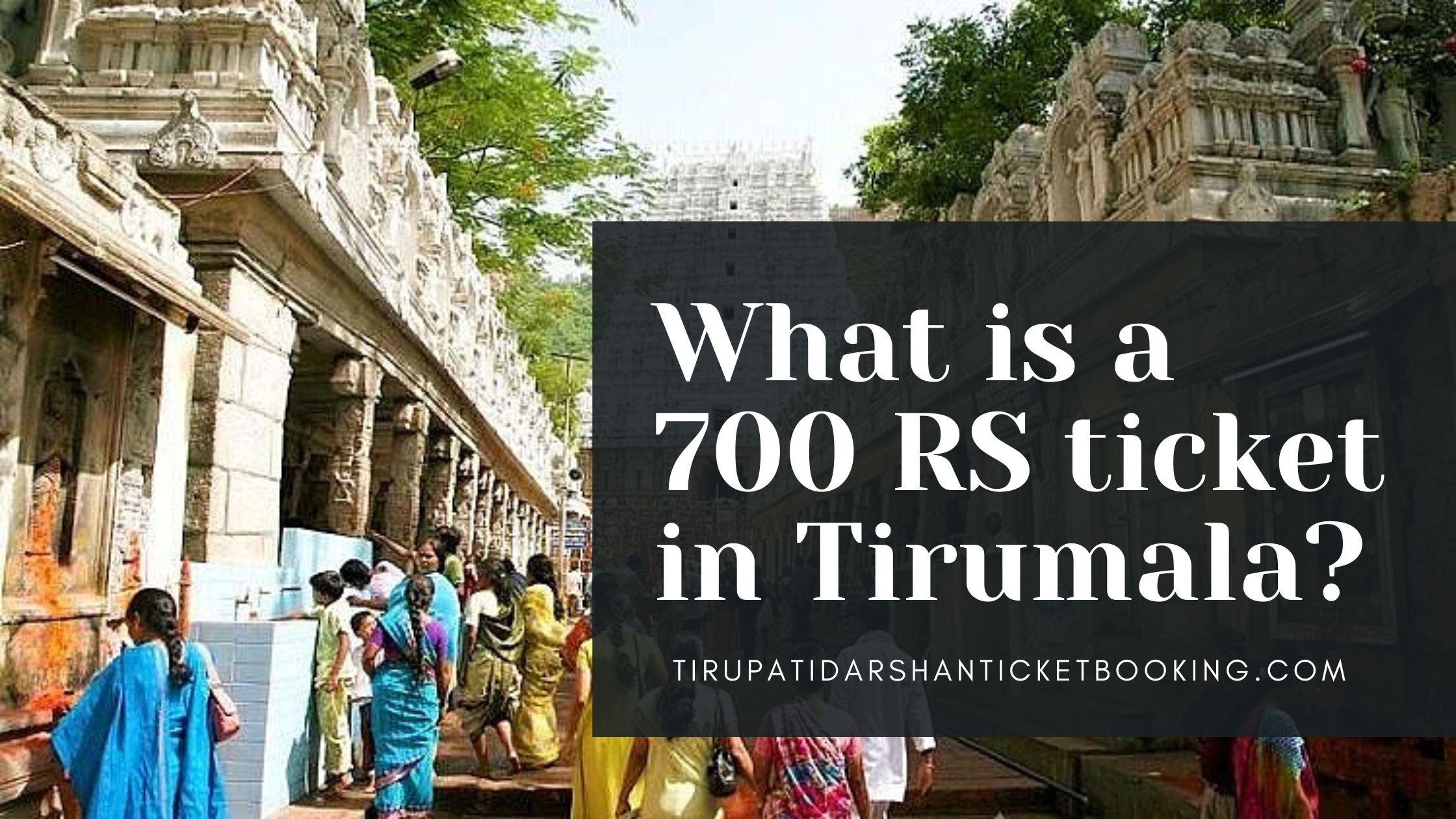 What is a 700 RS ticket in Tirumala?                                                                             