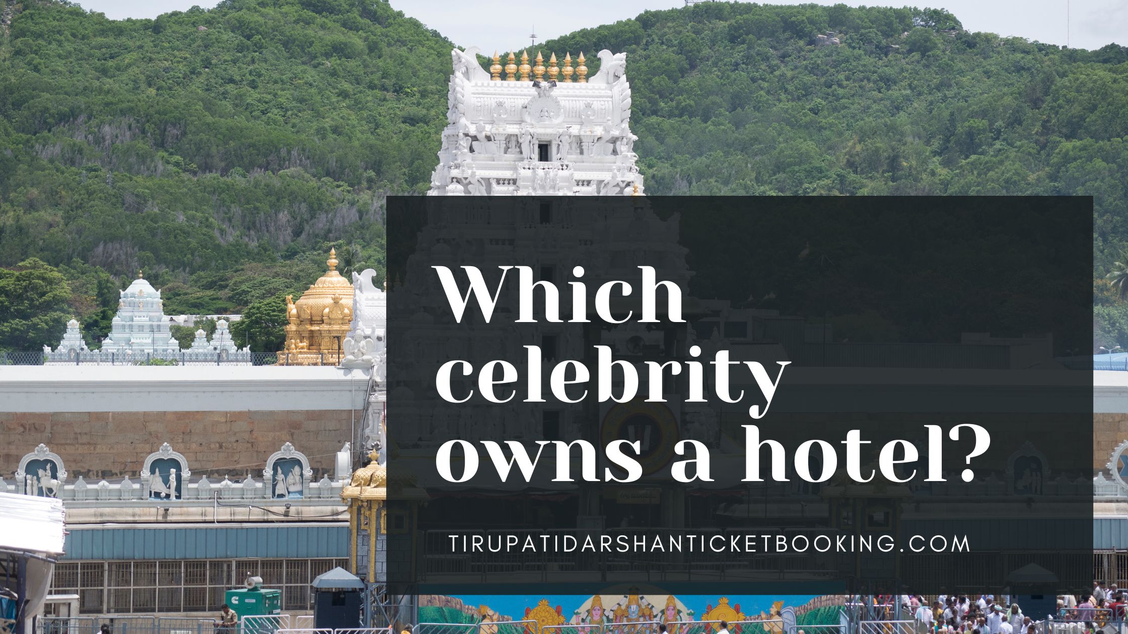 Which celebrity owns a hotel?                                                                             